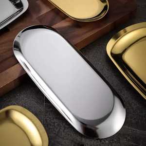 Platos de cena modernos para boda, ensaladas de metal, nuevos - Product Image 4