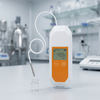 Enregistreur de température de laboratoire M502 avec sonde externe flexible, connexion USB, construction en plastique OEM pour une mesure précise des liquides