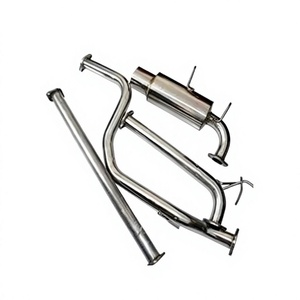 Kit d'échappement sport catback en acier inoxydable de 4,5 pouces avec embouts brûlés pour Acura Integra DA DB1 90-93 – Silencieux de performance – Vente en gros - Product Image 2
