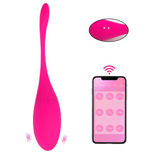 <span class=keywords><strong>Vibratore</strong></span> Sexbay Rosso Rosa <span class=keywords><strong>con</strong></span> Controllo <span class=keywords><strong>App</strong></span>, Silicone Morbido per Donne, 10 Modalità di Vibrazione, Impermeabile IPX5, Ricaricabile USB, Wireless - Product Image 6