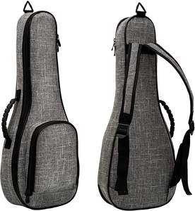 Mallette Portable pour <span class=keywords><strong>ukulele</strong></span>, sac à dos, rembourrage de 10mm d'épaisseur, poignées en ABS, 23 pouces, pour <span class=keywords><strong>Concert</strong></span> - Product Image 1
