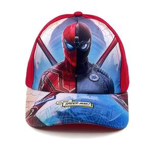 New Spider <strong>Cap</strong> Cartoon Peripheral Printed <strong>Cap</strong> Children's Baseball Hat Kids Cartoon <strong>Spiderman</strong> Sunshade Hat - Product Image 2