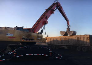 Manipolatore Portatile a Braccio Lungo 45t Crawler Material Handler SMHC45V con Altezza <span class=keywords><strong>di</strong></span> Lavoro <span class=keywords><strong>di</strong></span> 16,8m, Motore ad Alto Momento <span class=keywords><strong>di</strong></span> Carico e Trasmissione a Ingranaggi - Product Image 2