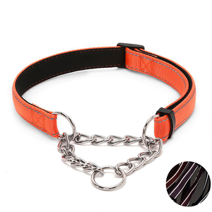 <span class=keywords><strong>Collare</strong></span> per cani regolabile mezzo Semi Choke Choker Check Chain Nylon Training Trainer - Product Image 6