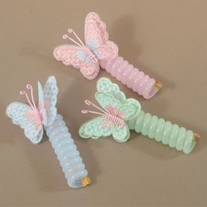 Coletero de Plástico Duradero con Diseño de Mariposa <span class=keywords><strong>para</strong></span> <span class=keywords><strong>Niñas</strong></span>, Lazos <span class=keywords><strong>para</strong></span> el Cabello Rizado, <span class=keywords><strong>Flores</strong></span> <span class=keywords><strong>para</strong></span> el Cabello - Product Image 3
