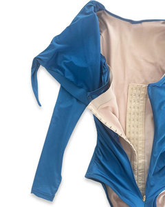 Traje de Baño Entero Shiningo Sexy de Fábrica, Nuevo Estilo, Color Sólido, Escote en V Profundo, Control Ligero, Nylon Sin Costuras, <span class=keywords><strong>Moldeador</strong></span> de Cuerpo Femenino - Product Image 6