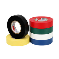 Autocollant adhésif sensible à la pression de bande d'isolation électrique de vinyle de PVC de 1600 couleurs pour l'usage d'intérieur et extérieur