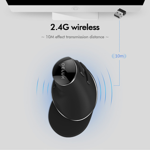 M618 Plus Chuột Dọc Chơi Game Có Dây Công Thái Học Chuột Không Dây 6 Nút 4000 DPI Tay Phải Quang Cho Máy Tính Xách Tay - Product Image 4