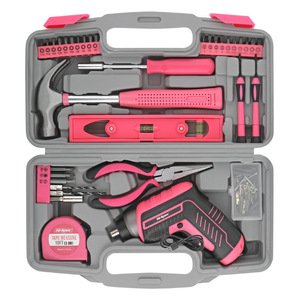 Hi-Spec Cordless Electric <b>Screwdriver</b> 4V Lithium Battery USB Charging Home Maintenance Tool <b>Set</b> - Product Image 2