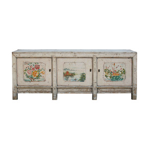 Credenza Buffet Cinese Antica Laccata in Stile <span class=keywords><strong>Shabby</strong></span> Chic - Product Image 6