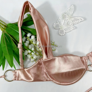 Hete Meisjes Sexy Veters Badmode Dames Twee Stukken Hoge Taille Uitgesneden String Badpak Bikini Vrouwen Custom String Bikini2025 - Product Image 6