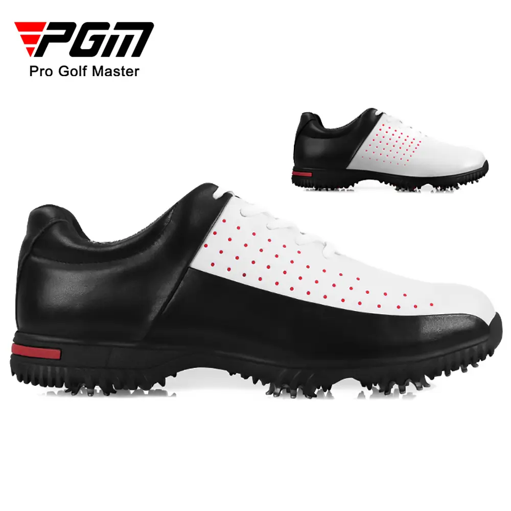 PGM Sepatu Golf Pria, Sepatu Spikes Serat Mikro