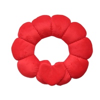 Coussins décoratifs en forme de pétales multicolores OEM, mignons coussins en peluche en forme de fleur pour canapé, lit, voiture