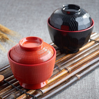 Bol à soupe miso japonais en gros avec cuillère, qualité restaurant, bol à céréales et riz