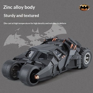 Modellino Auto <span class=keywords><strong>Batmobile</strong></span> in Lega YouLian, Statuetta da Esposizione, Giocattolo Unisex in Scala 1:8, Diecast con Batteria Alcalina AAA, Regalo - Product Image 4