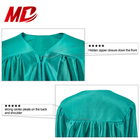 Lycée brillant Graduation Togas Set adulte Graduation Cap et robe Tassel