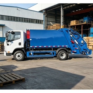 Camion compacteur de déchets FAW haute capacité, capacité de 7 mètres cubes, camion à ordures compactées - Product Image 5