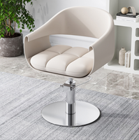 Chaise de Salon de coiffure en métal rotative pour ascenseur de célébrité Internet Simple haut de gamme pour la teinture et la permanente pour les salons de coiffure