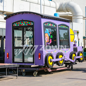 Food Truck Mobile Food Cart Trailer Coffee Truck <b>Ice</b> Cream Cart Hot Dog Cart Concession Food Unit - Product Image 3