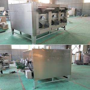 Machine de torréfaction et de traitement de noix de cajou <span class=keywords><strong>Four</strong></span> de torréfaction de graines de tournesol Machine de torréfaction d'arachide de ricin pour l'extraction d'huile - Product Image 3