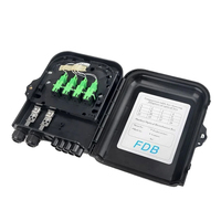 Caja de Distribución/Terminación de Fibra Óptica para Exteriores de Alta Calidad FTTH de 8 Puertos, Caja Terminal Divisora 1x8, Caja NAP