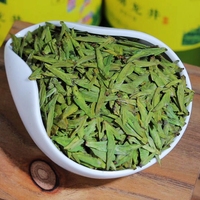 Haute qualité bio Dragon bien feuilles de thé vert Hangzhou Longjing en vrac/tasse emballée/vente en gros de feuilles en vrac minceur bouteille de thé