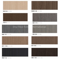 Panneaux acoustiques en MDF géométriques de 18 mm, panneaux muraux acoustiques en PVC à grain de bois pour la décoration des murs et plafonds intérieurs