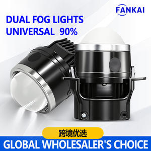 Lente de Luz Antiniebla LED Bi-Xenón Fankai de 3.0 Pulgadas X8, Haz Alto/Bajo Integrado, Impermeable, de Aluminio Aeronáutico, Luz Blanca/Amarilla para - Product Image 5