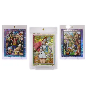 カスタム最も高価なスポーツ磁気ワンタッチホルダー日本のトレーディングカードゲームコレクタブル箔包装アニメトレーディングカード