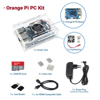 Orange Pi PC, Placa de Desarrollo de Computación de Código Abierto con Sistema Operativo Android, 1GB de RAM, Chip Allwinner H3, Disponible para Programación