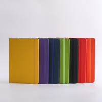 Carnets A5 personnalisés pour entreprises, vente en gros, avec sangle, couleurs variées, bloc-notes de bureau, couverture rigide, agenda étudiant