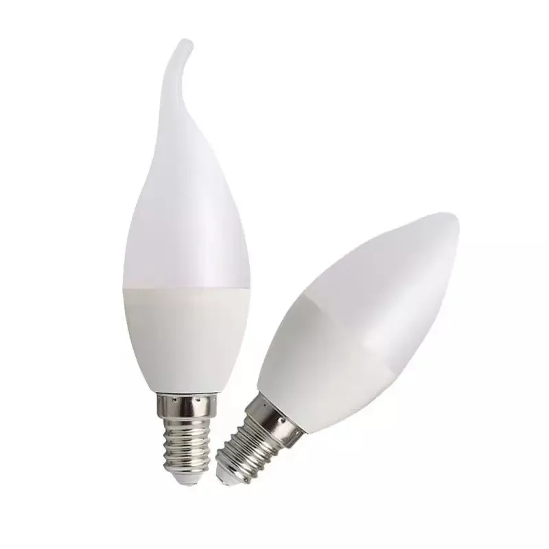 high quality 6W C37 E27/E14 LED lighting lamp LED candle bulb