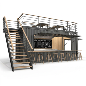 Restaurant conteneur maritime modifié 20ft 40ft avec équipement de cuisine, très demandé en Chine - Product Image 1