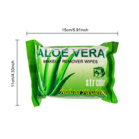 Lingettes démaquillantes pour le visage personnalisées avec votre propre logo OEM, fabricant en gros, lingettes nettoyantes hydratantes à l'aloe vera