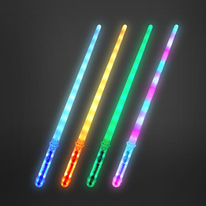 Jouets <span class=keywords><strong>lumineux</strong></span> 30 LED <span class=keywords><strong>Sabre</strong></span> laser pour enfants Épée spatiale lumineuse colorée clignotante Jouets classiques Starwars <span class=keywords><strong>Sabre</strong></span> laser LED - Product Image 1