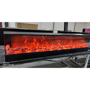 Insert de concepteur de chauffage de <span class=keywords><strong>cheminée</strong></span> électrique en forme de L moderne de vente chaude avec flamme décorative <span class=keywords><strong>double</strong></span> <span class=keywords><strong>face</strong></span> 3 côtés 4 côtés - Product Image 6