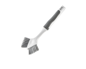 Brosse de nettoyage d'angle pour cuisine, brosse à récurer à angle droit pour évier, vaisselle, casseroles et coins - Product Image 1