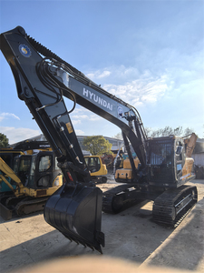 Hyundai-Excavadora de orugas usada de 22 toneladas, con 1 año de garantía, bomba de motor, componentes de motor, precio barato - Product Image 2