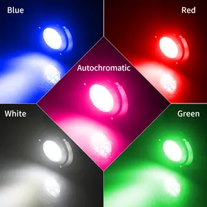 Aço inoxidável LED Barco Luz Iate Marine Marine Boat LED Luz Subaquática Mult-Colori