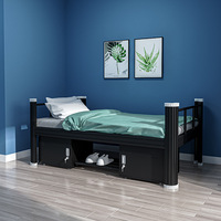 Lit simple en métal, mobilier moderne et durable, gain de place, vente chaude