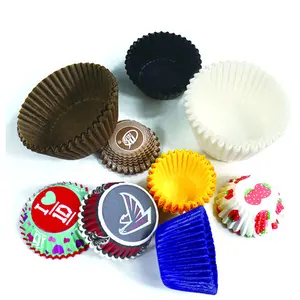 Mini Cake Paper Baking Shaped Cup 40gsm Greaseproof Nonstick Para Cup Cake Very Small Vasos cup cakes disposable Liner