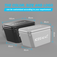 Baignoire à glace portable ICEGALAX 165 cm avec refroidisseur d'eau 1HP, baignoire à glace gonflable pour la récupération sportive et la remise en forme