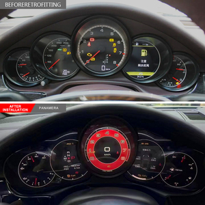 تعديل هيكل السيارة 2010-2016، ترقية عداد المسافات 970، لوحة عدادات السرعة المركزية لبورش باناميرا - Product Image 2