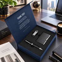 Boîte cadeau en carton rigide personnalisée de luxe avec logo, estampage à chaud doré, forme de livre, boîte magnétique pour coffret cadeau d'affaires annuel pour cadres