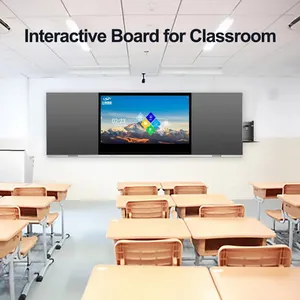 KINGONE OEM 65 75 86 100 Inch Interactive Flat Panel Multi Touch Screen Digital Whiteboard Smart Board For Education