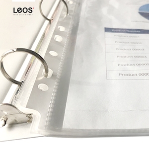 Mangas de archivo de PVC transparentes A4 ecológicas, protectores de hojas de carpeta universales de 11 agujeros, forma de carpeta, organización eficiente - Product Image 2