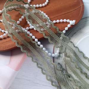 ริบบิ้นไนลอนตาข่ายสองด้านลายดอกไม้ 3 มิติ 5735 สำหรับตกแต่งชุดชั้นใน ของเล่น งานฝีมือ ดีไซน์ปรับแต่งได้ ริบบิ้นดั้งเดิม - Product Image 4