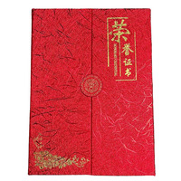Porte-certificats en cuir personnalisé multi-tailles, couverture de diplôme universitaire, remerciement, reconnaissance, organisateur de documents, dossier