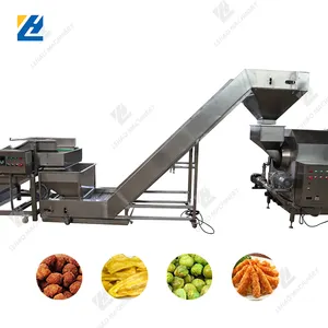 닭 날개 견과 콩 프라이팬 기계를 튀기는 상업적인 감자 튀겨진 닭 기계