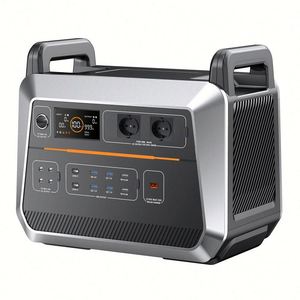 แหล่งจ่ายไฟสำรองพลังงานแบบพกพา LiFePO4 สำหรับใช้งานกลางแจ้ง DC AC 12V 2016Wh เครื่องกำเนิดพลังงานแสงอาทิตย์ 2000W สถานีพลังงานชาร์จเร็ว - Product Image 1